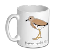 Image 1 of White-tailed Plover Mug - UK Birding Pins 