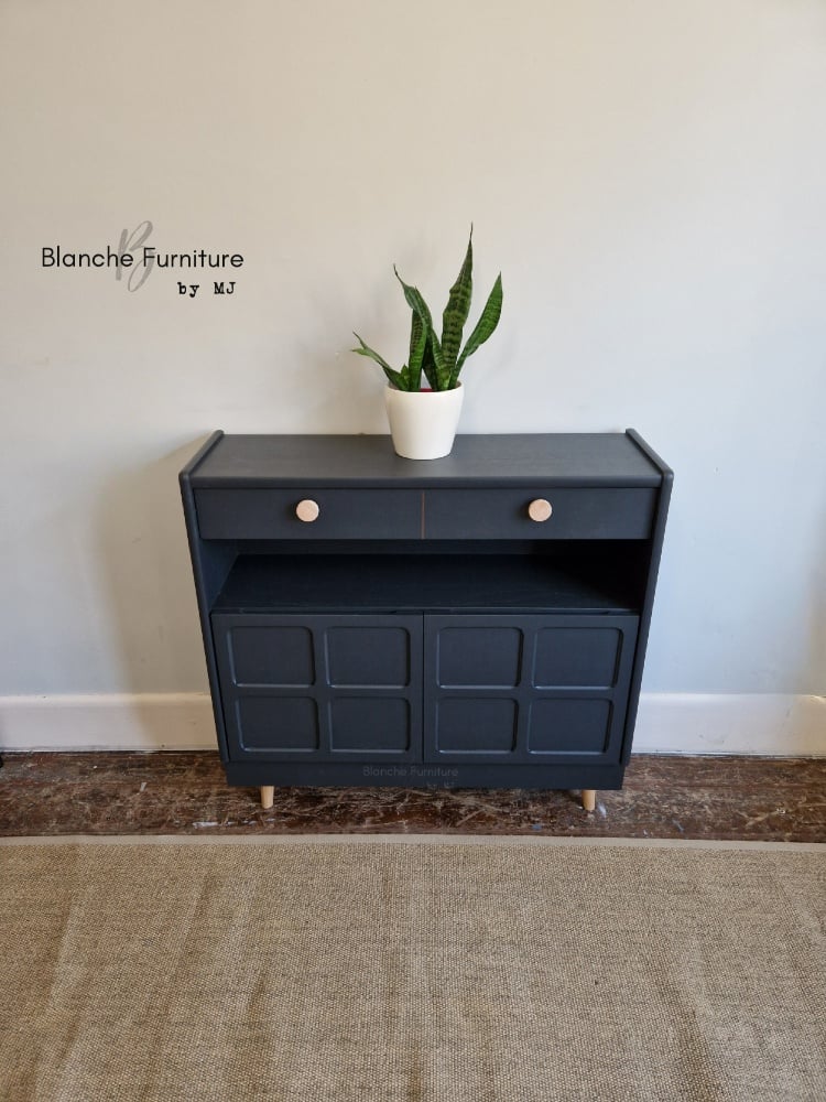 Slim grey deals sideboard