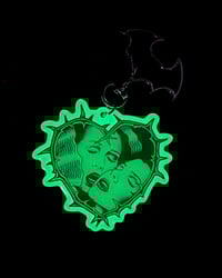 Image 2 of Bloody Kisses Keychain