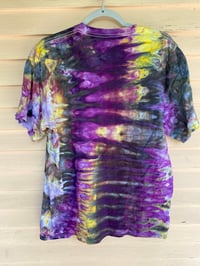 Image 4 of LARGE Godzilla Be Gay Do Crime Tie Dye Shirt C20