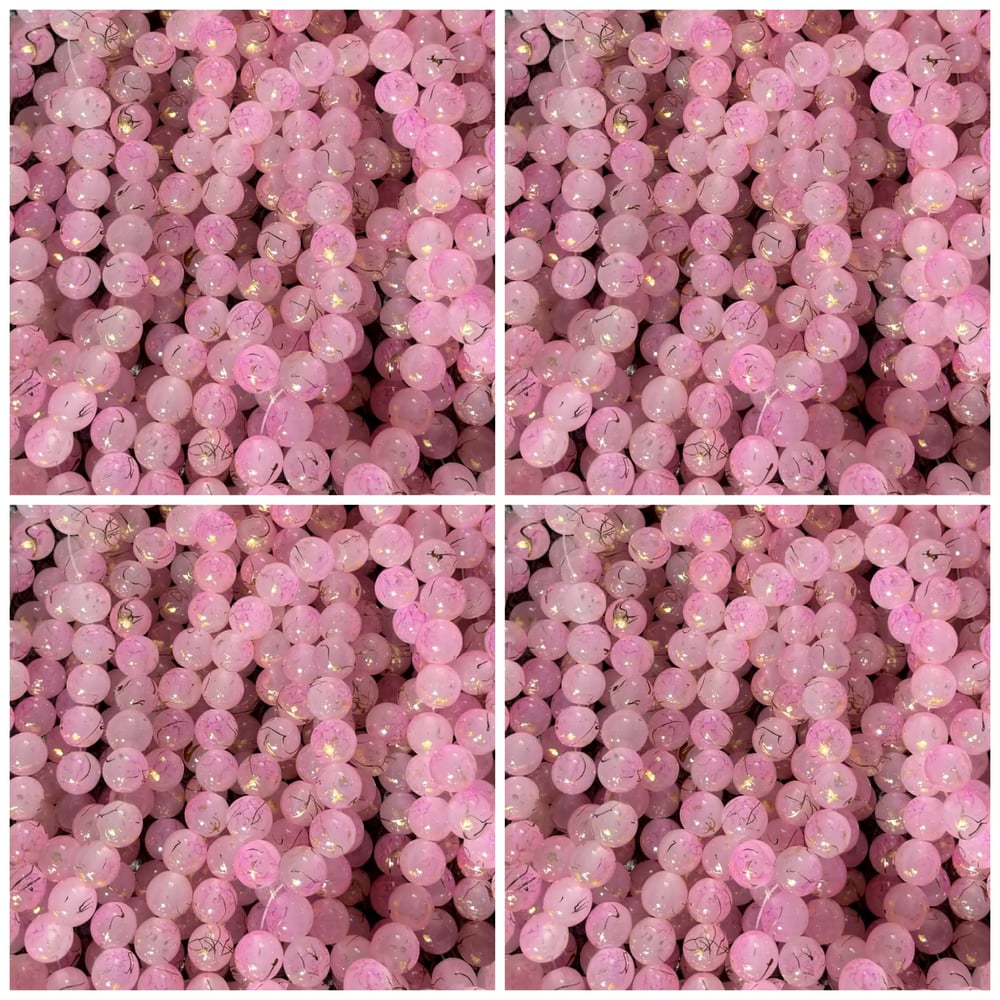 Image of Pink Champagne Bead #31