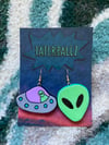 Alien and UFO Earrings