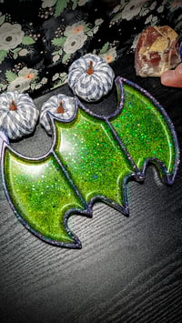 Image 1 of Bat Tray in Perfect Poison Glitter Mix 