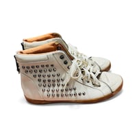 Image 3 of Rebecca Minkoff Hightop Leather Sneakers 9