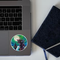 Image 2 of Umbreon VMAX Sticker HOLOGRAPHIC (Shiny Variant)