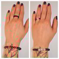 Image 2 of Three Stone Magnetic Bracelet Collection