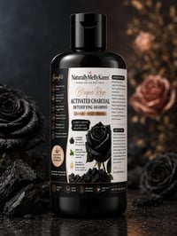 Image 1 of “BLAQUE ROSE” Activated Charcoal Detoxifying Shampoo 