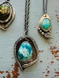 Image 10 of Sierra Nevada turquoise talisman necklace