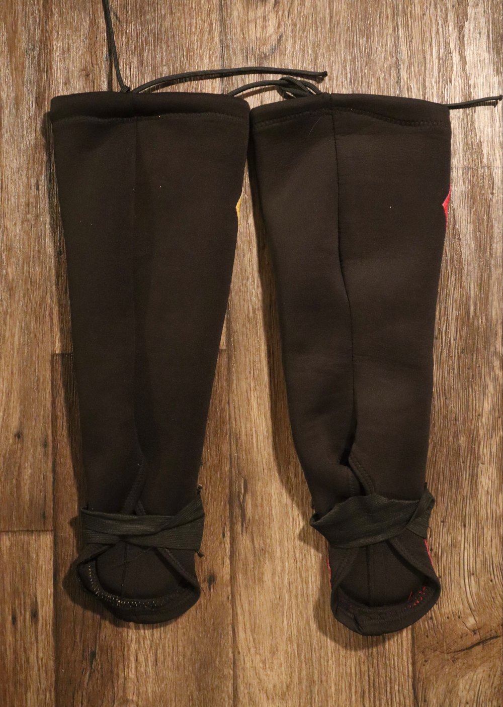 Ring Worn Black and Pink Kickpads