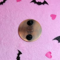 Image 5 of 1.75 Inch Captain Capacitor V.2 - Antique Copper Finish Icon Pin