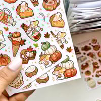 Image 4 of Pumpkin Dessert Sticker Sheet