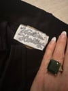 70s noir western suit with butterflies