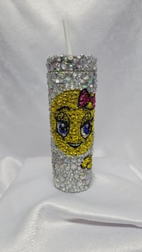 Image 1 of Tall  16oz Blinged out tumblers