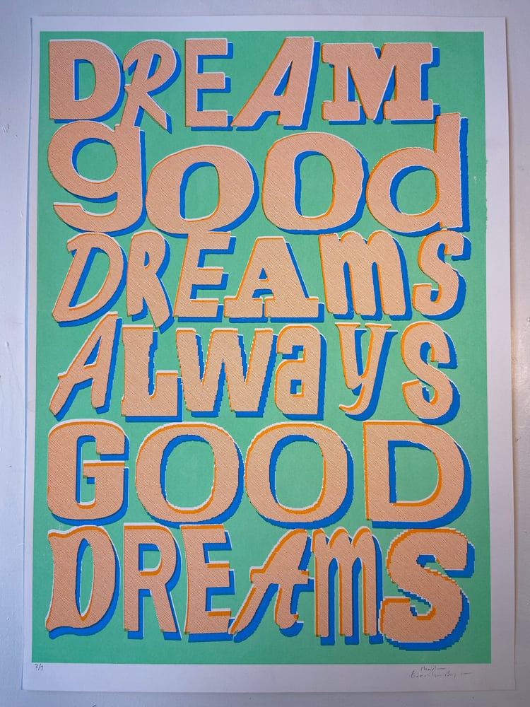 Image of Dream Good Dreams - Blue