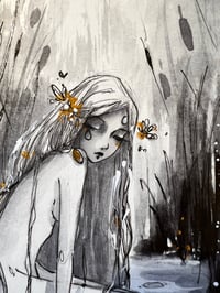 Image 1 of Abhainn - the river witch- inktober 7
