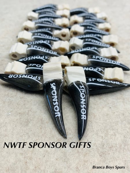 Image of 25 NWTF Sponsor Spurs with Keychain