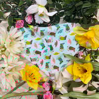 Image 1 of Floral Cowgirl Bandana