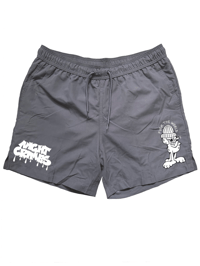 Image 4 of Swim Shorts. Gray. 13 Designs.