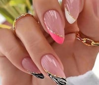 Image 2 of Nails - Medium (French Design)