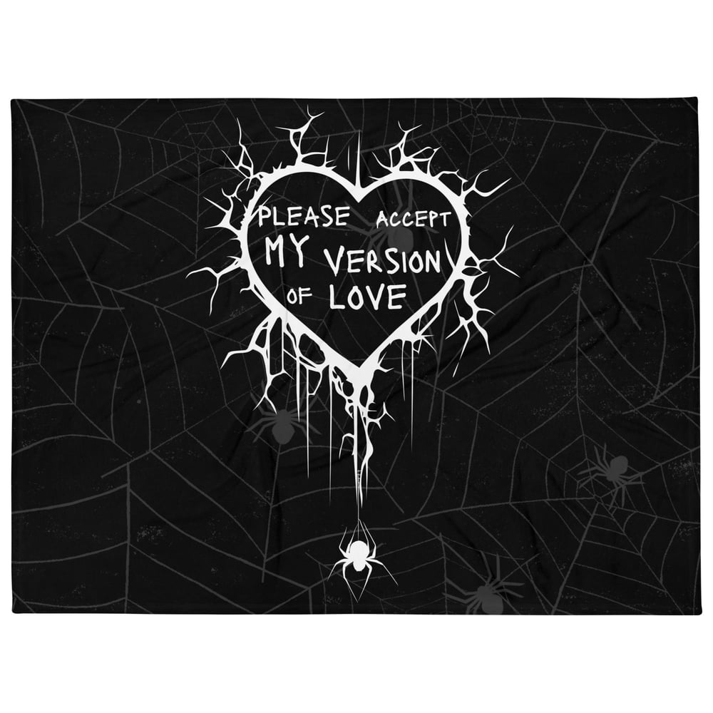Image of Officially licensed please accept my version of love little stranger Throw Blanket
