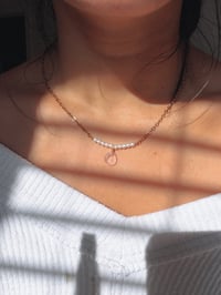 Image 2 of Pink Skies Seaglass Necklace