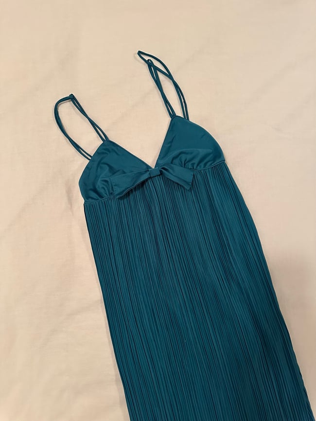 70s Dior scarface spaghetti strap dress