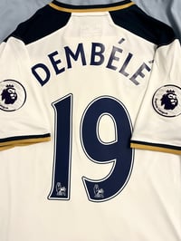 Image 1 of Tottenham Hotspur “DEMBÉLÉ 19” 2016/17 Home Shirt + PL patches (XL)