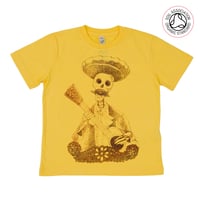 Image 1 of Day of the Dead Halloween Yellow Kids-T (Organic)
