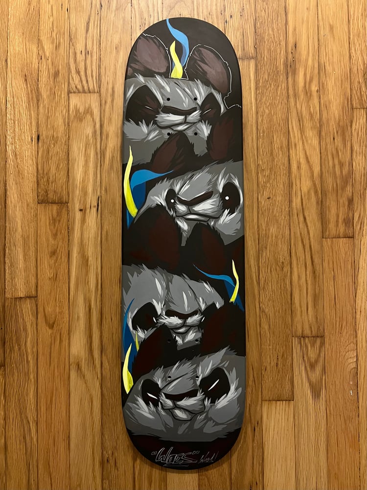Image of Untitled Skate Deck- original painting 