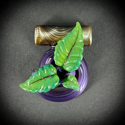 Image of Leaf Spiral Pendant