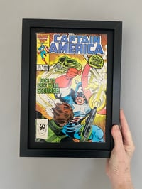 Image 6 of Captain America, framed complete vintage Marvel comic, No 320 August 1986