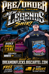 NEW LEGENDS SHIRT (USA ONLY) Shipping Included 