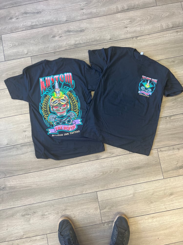 Image of Kustom till death  t-shirt 