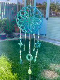 Image 2 of Earth Spiral Resin Sun Catcher