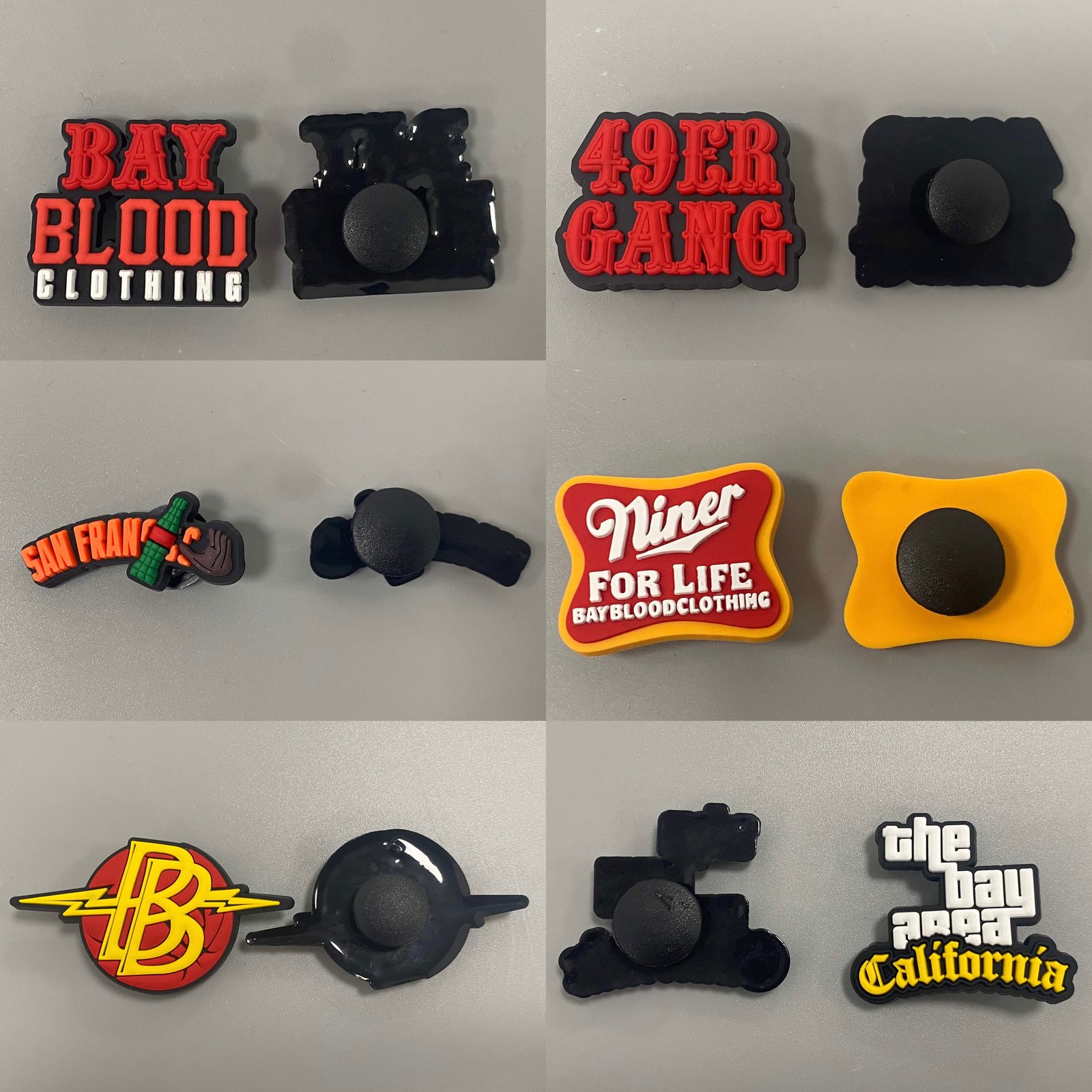 Bay Blood Broc Pack (6 croc charms) / Bay Blood Clothing