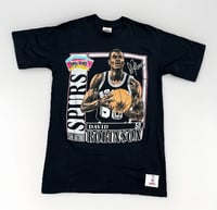 Image 1 of VTG 90s San Antonio Spurs David Robinson Tee Sz L