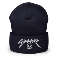 Image 6 of Sinner Skull Cuffed Beanie