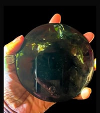 Image 2 of  Black Majik mirrror Obsidian 