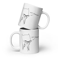 Image 2 of White glossy mug non compliant 