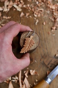 Image 2 of Fern Leaf Earring 