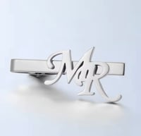 Image 3 of Custom Name or Initials tie clip 