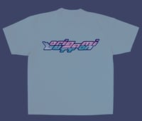 Image 1 of Blue Crop Top