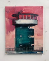 Image 2 of Painting / maleri / "Christianshavn – Malerdrømme og tankestreger – Brotårnet"