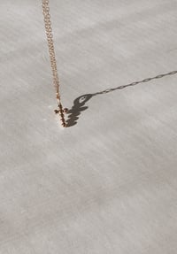Image 1 of Bubble Cross Necklace