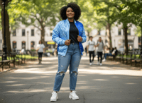 Image 4 of Amicae Reversible  Bomber Jacket