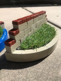 Image 1 of Brick wall parkway w/ lights