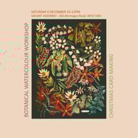 Image 1 of Botanical Watercolour Workshop - Christmas Edition 6 December 10am-12pm 