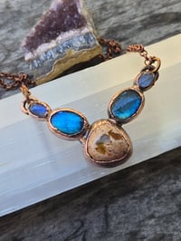 Image 6 of Electroformed Jelly opal necklace 15