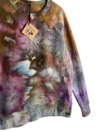 Image 11 of M Ladies/Junior's Sweatsuit Set in Mountain Heather Ice Dye