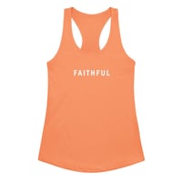 Image 3 of "Faithful" fitted Racerback